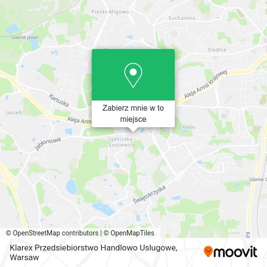 Mapa Klarex Przedsiebiorstwo Handlowo Uslugowe