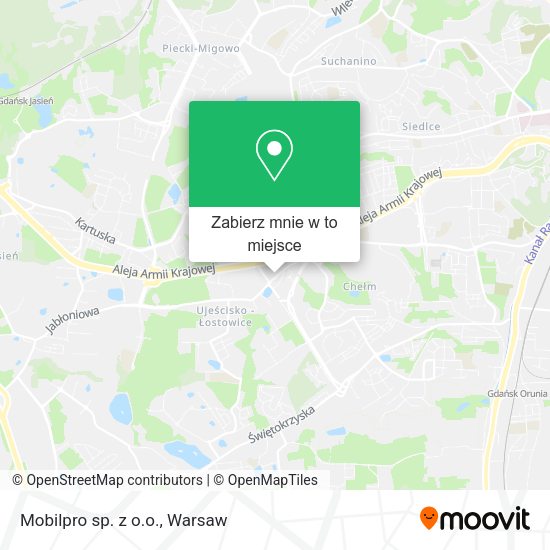 Mapa Mobilpro sp. z o.o.