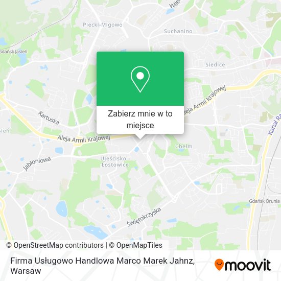 Mapa Firma Usługowo Handlowa Marco Marek Jahnz