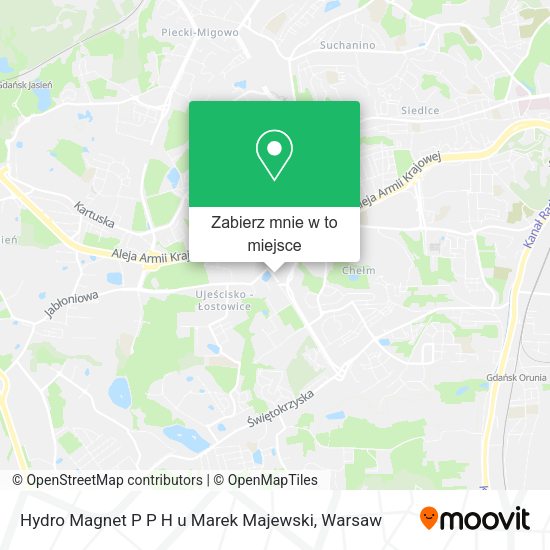 Mapa Hydro Magnet P P H u Marek Majewski