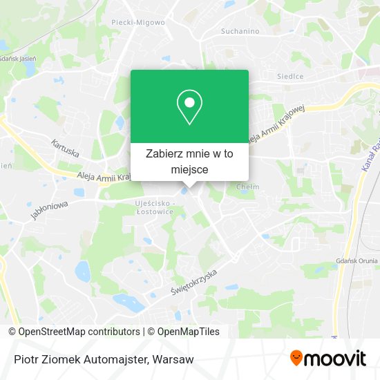 Mapa Piotr Ziomek Automajster