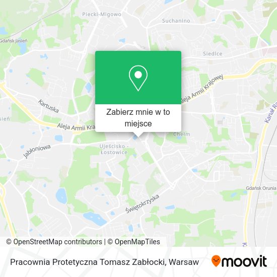 Mapa Pracownia Protetyczna Tomasz Zabłocki