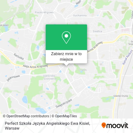 Mapa Perfect Szkoła Języka Angielskiego Ewa Kisiel