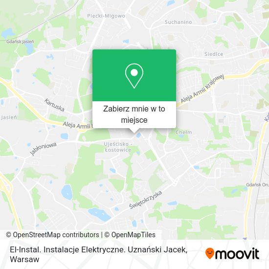 Mapa El-Instal. Instalacje Elektryczne. Uznański Jacek