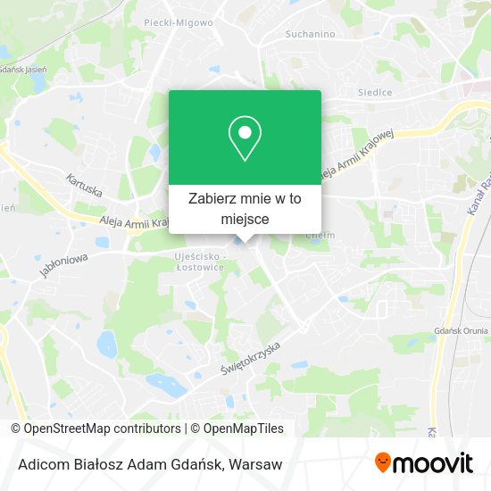 Mapa Adicom Białosz Adam Gdańsk