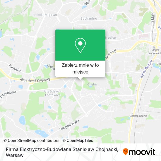 Mapa Firma Elektryczno-Budowlana Stanisław Chojnacki