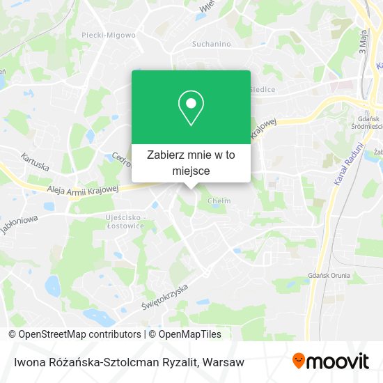 Mapa Iwona Różańska-Sztolcman Ryzalit