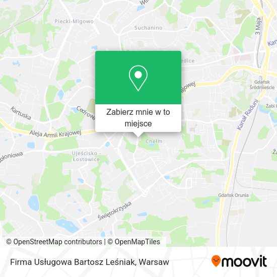 Mapa Firma Usługowa Bartosz Leśniak