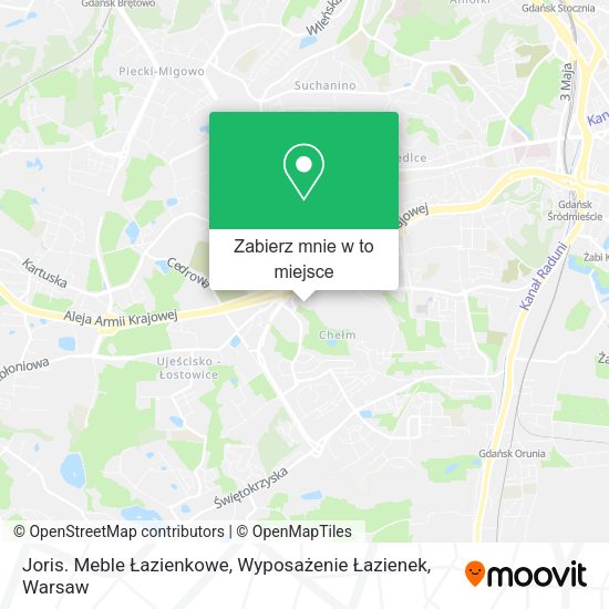 Mapa Joris. Meble Łazienkowe, Wyposażenie Łazienek