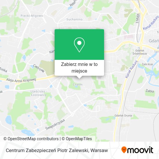 Mapa Centrum Zabezpieczeń Piotr Zalewski