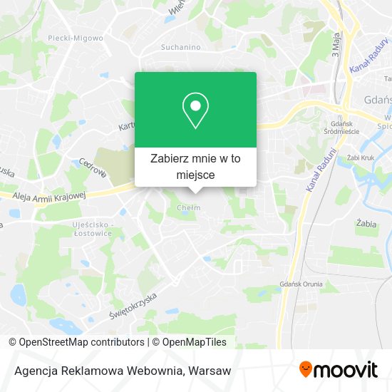 Mapa Agencja Reklamowa Webownia