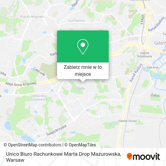 Mapa Unico Biuro Rachunkowe Marta Drop Mazurowska