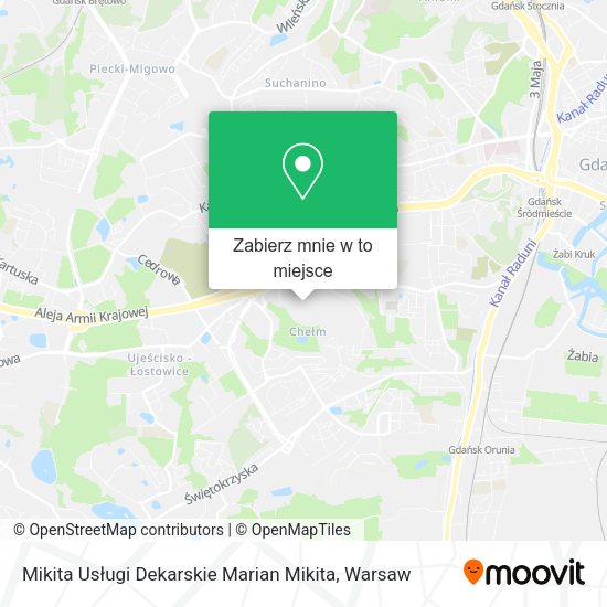 Mapa Mikita Usługi Dekarskie Marian Mikita