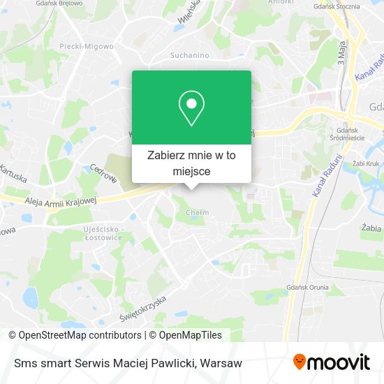 Mapa Sms smart Serwis Maciej Pawlicki