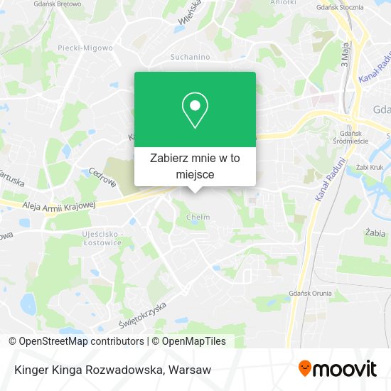 Mapa Kinger Kinga Rozwadowska