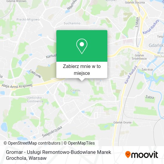 Mapa Gromar - Usługi Remontowo-Budowlane Marek Grochola