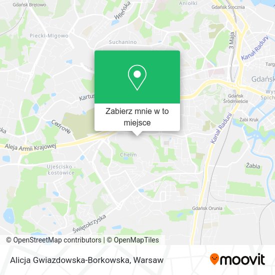 Mapa Alicja Gwiazdowska-Borkowska