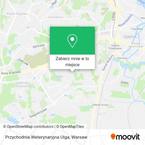 Mapa Przychodnia Weterynaryjna Ulga