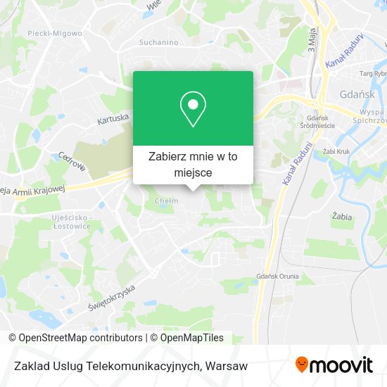 Mapa Zaklad Uslug Telekomunikacyjnych