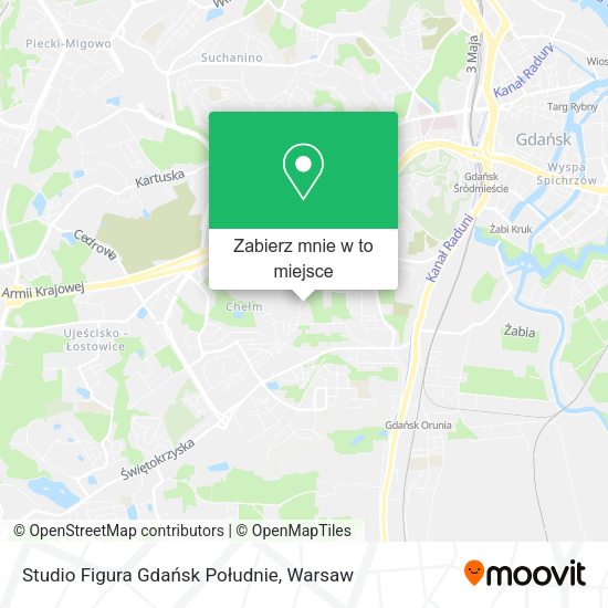 Mapa Studio Figura Gdańsk Południe