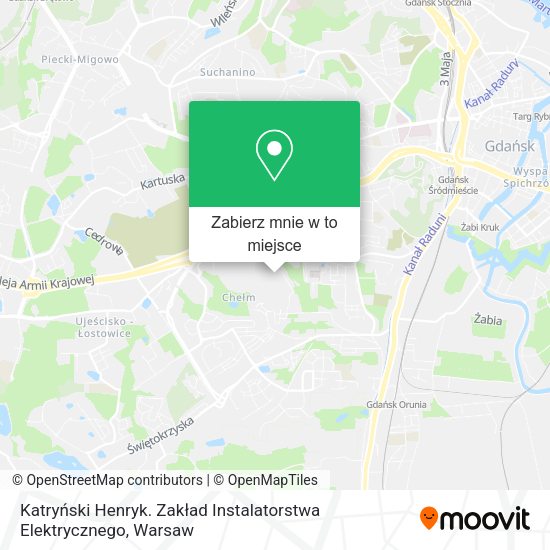 Mapa Katryński Henryk. Zakład Instalatorstwa Elektrycznego