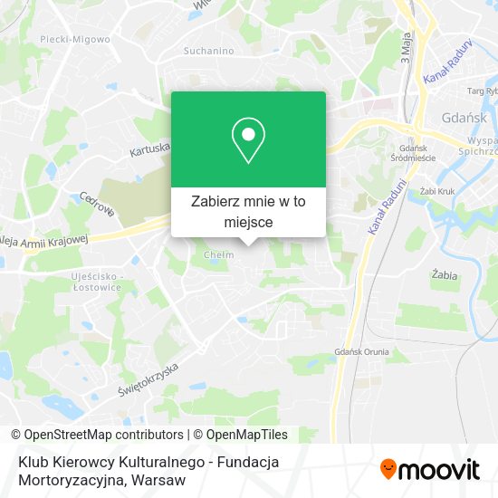 Mapa Klub Kierowcy Kulturalnego - Fundacja Mortoryzacyjna