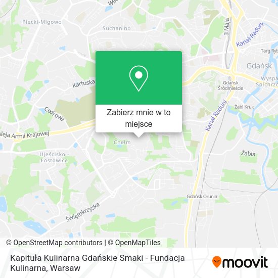 Mapa Kapituła Kulinarna Gdańskie Smaki - Fundacja Kulinarna