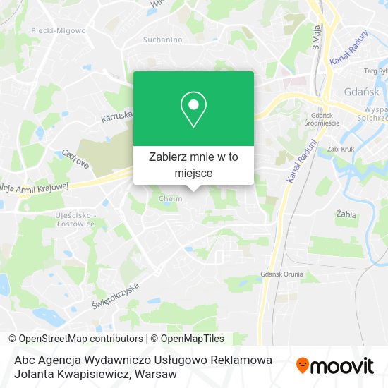 Mapa Abc Agencja Wydawniczo Usługowo Reklamowa Jolanta Kwapisiewicz