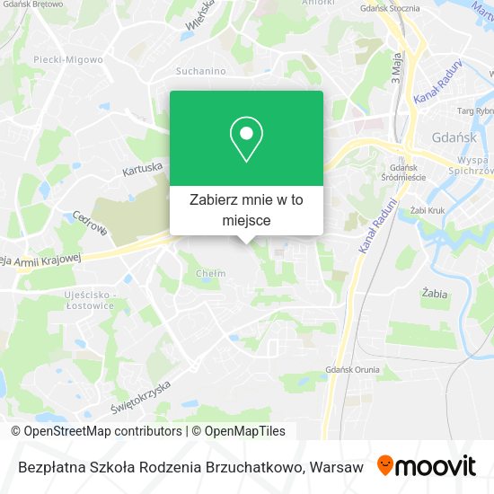 Mapa Bezpłatna Szkoła Rodzenia Brzuchatkowo