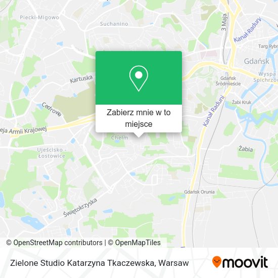 Mapa Zielone Studio Katarzyna Tkaczewska