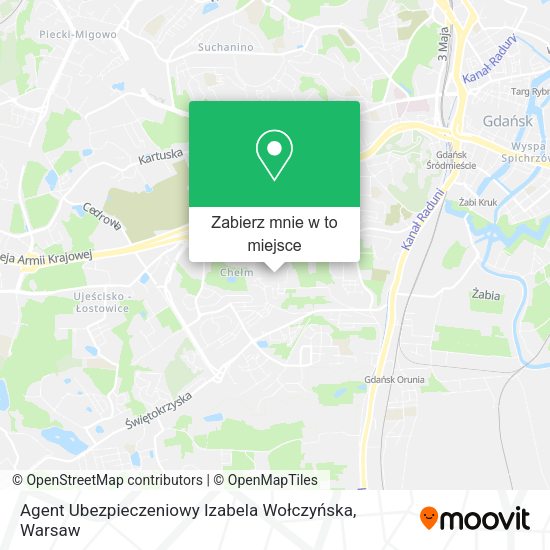 Mapa Agent Ubezpieczeniowy Izabela Wołczyńska