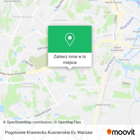 Mapa Pogotowie Krawiecko Kusnierskie Ev