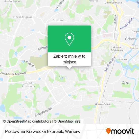 Mapa Pracownia Krawiecka Expresik