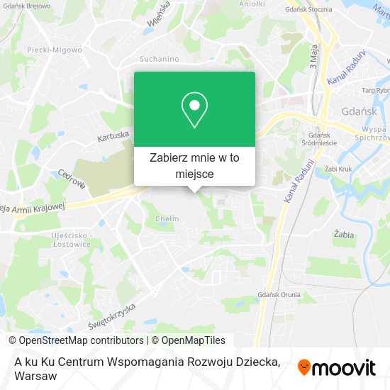 Mapa A ku Ku Centrum Wspomagania Rozwoju Dziecka