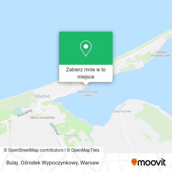 Mapa Bulaj. Ośrodek Wypoczynkowy