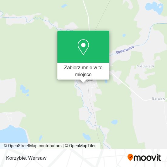 Mapa Korzybie