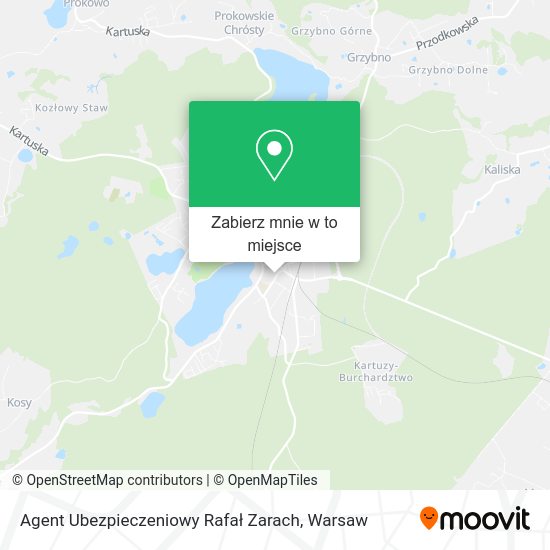 Mapa Agent Ubezpieczeniowy Rafał Zarach