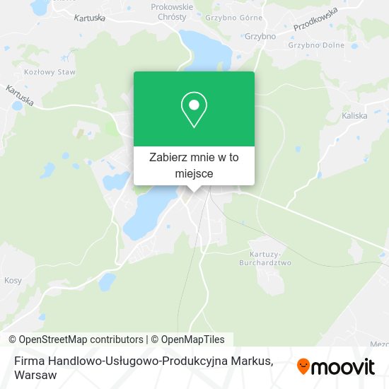 Mapa Firma Handlowo-Usługowo-Produkcyjna Markus