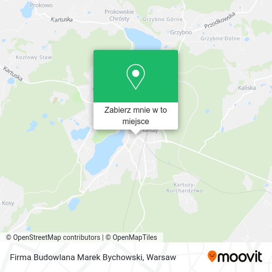 Mapa Firma Budowlana Marek Bychowski