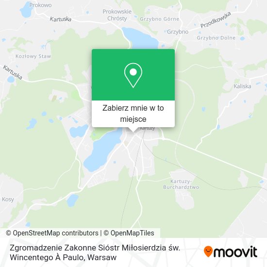 Mapa Zgromadzenie Zakonne Sióstr Miłosierdzia św. Wincentego À Paulo