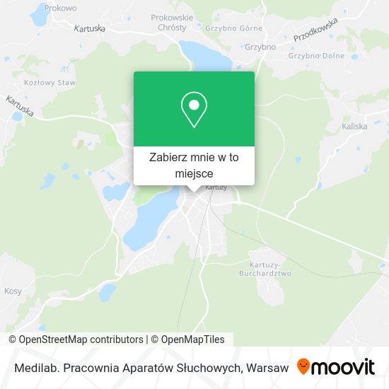 Mapa Medilab. Pracownia Aparatów Słuchowych