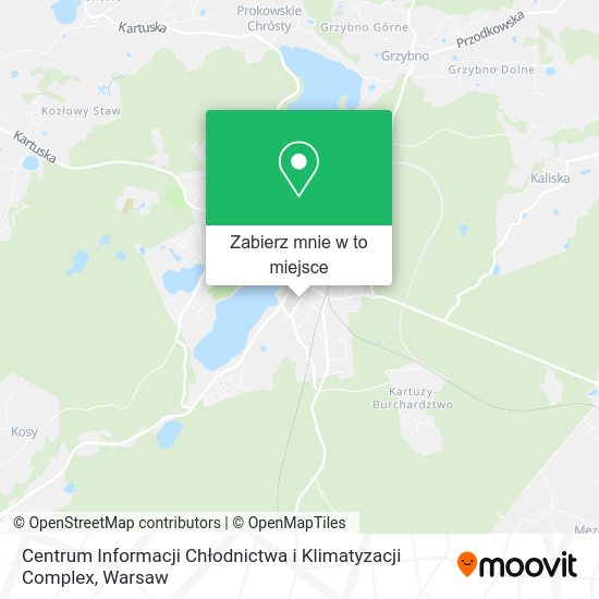 Mapa Centrum Informacji Chłodnictwa i Klimatyzacji Complex