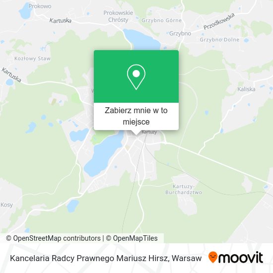 Mapa Kancelaria Radcy Prawnego Mariusz Hirsz