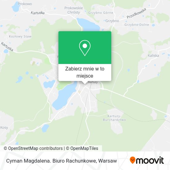 Mapa Cyman Magdalena. Biuro Rachunkowe