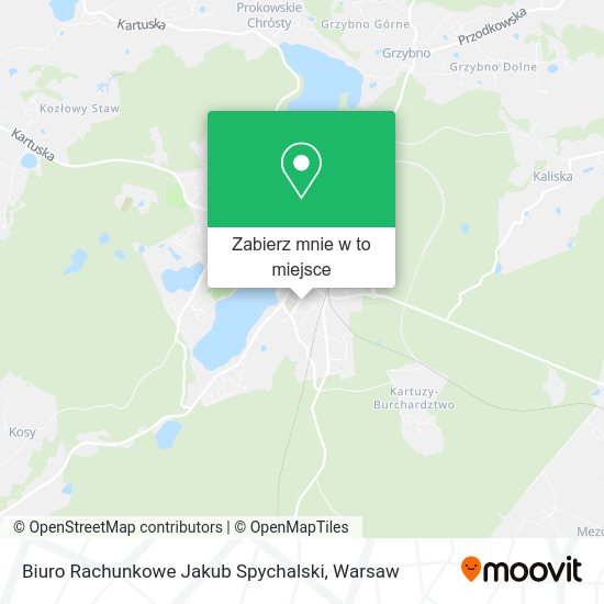 Mapa Biuro Rachunkowe Jakub Spychalski