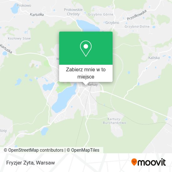 Mapa Fryzjer Zyta