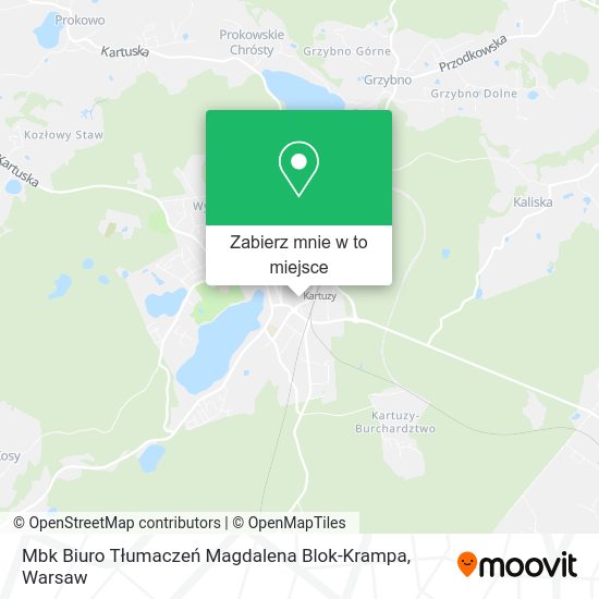 Mapa Mbk Biuro Tłumaczeń Magdalena Blok-Krampa