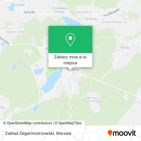 Mapa Zakład Zegarmistrzowski