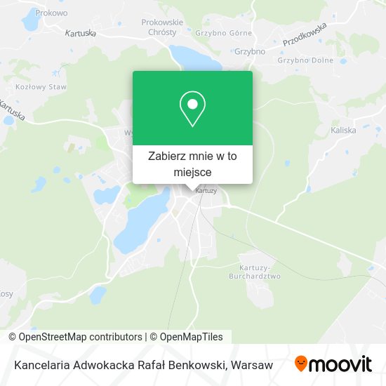 Mapa Kancelaria Adwokacka Rafał Benkowski