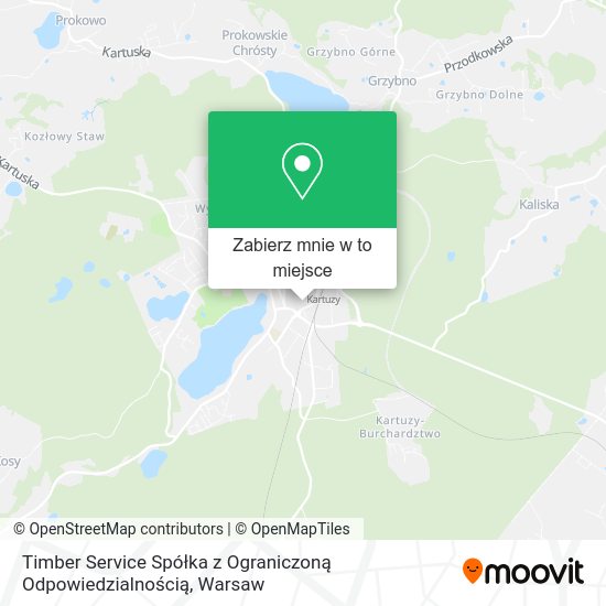 Mapa Timber Service Spółka z Ograniczoną Odpowiedzialnością